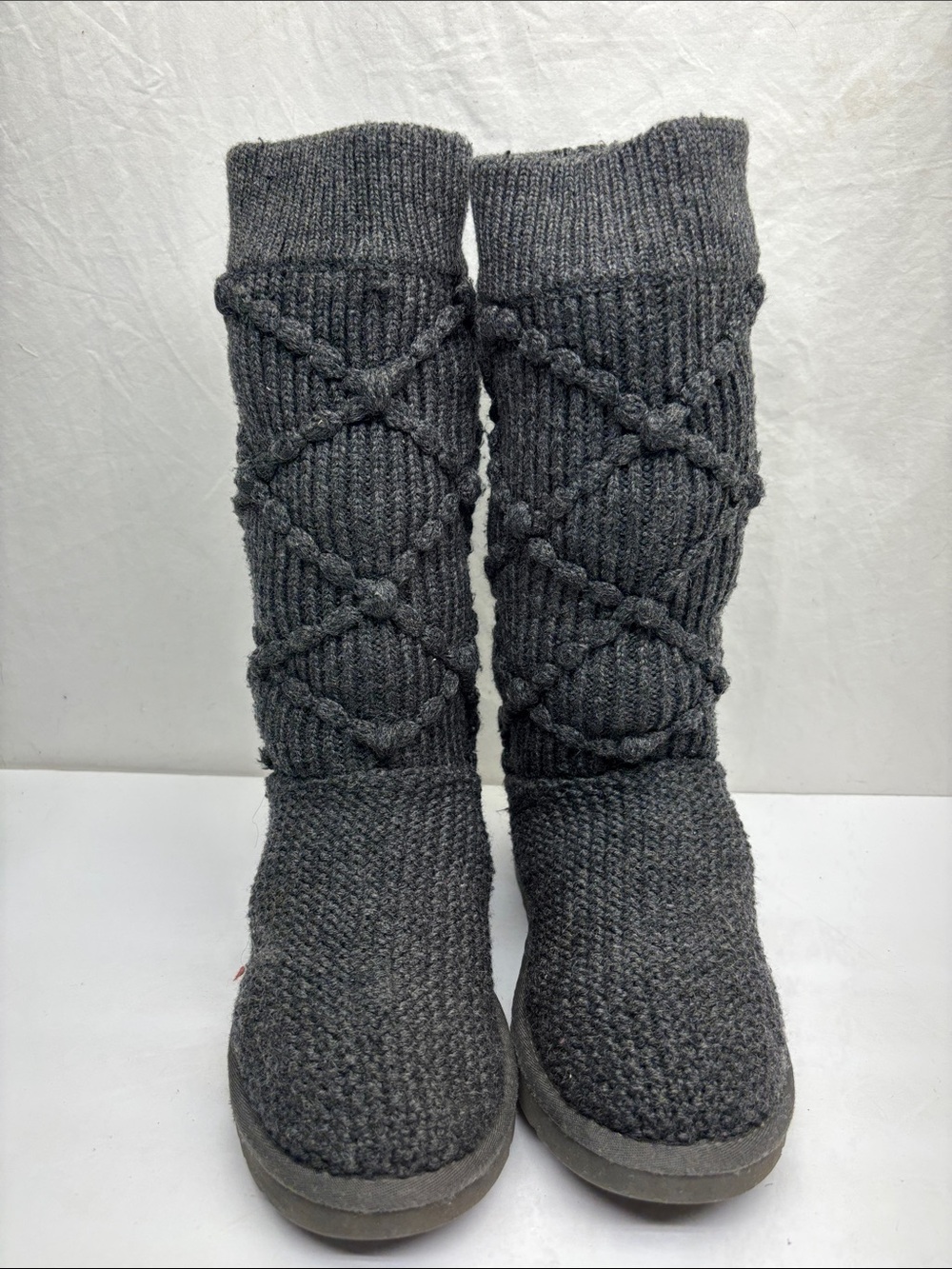 UGG Cozy Women's Knit Tall Winter Boots, sz 7